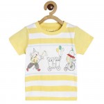 Miniklub Knit T-Shirt - Yellow, 12-18m